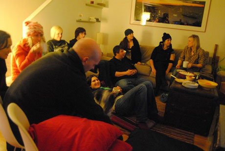 meeting “Watching a documentary at someone’s house is more intimate,” Anka Raskin Hutchison says.