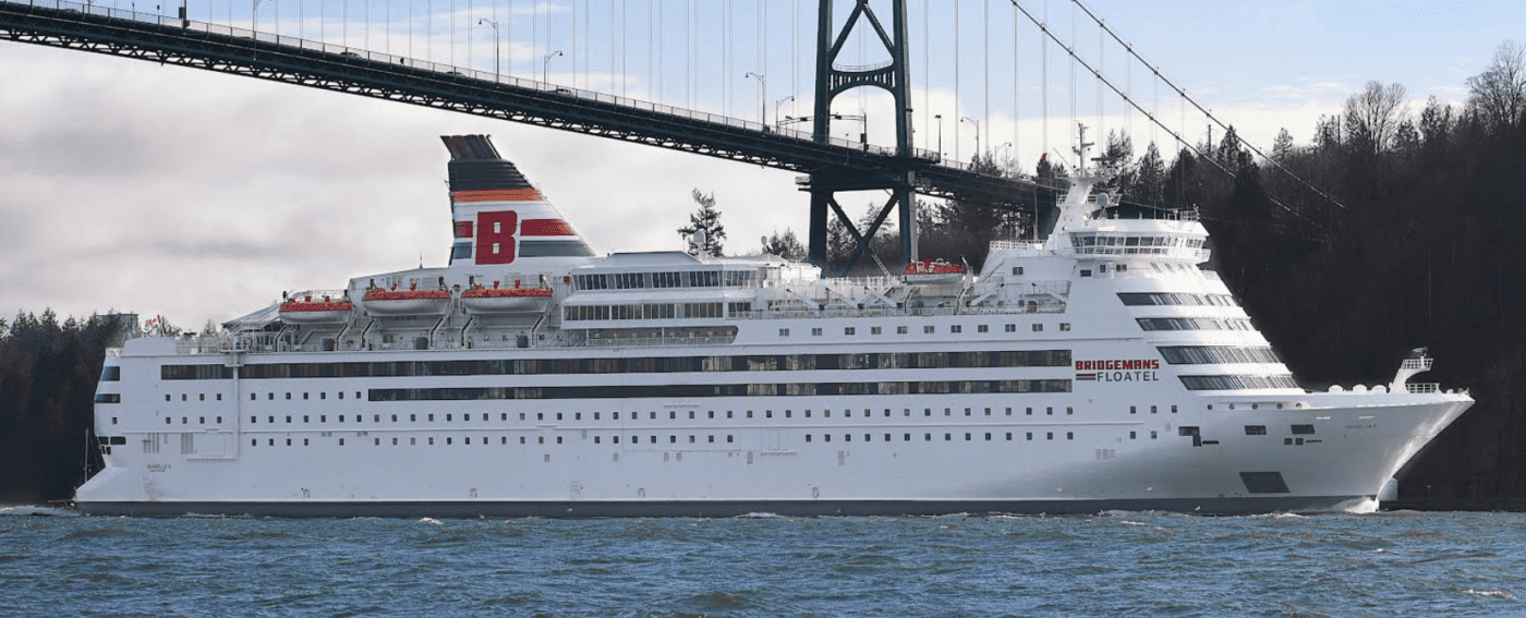 floatel for WLNG workers.