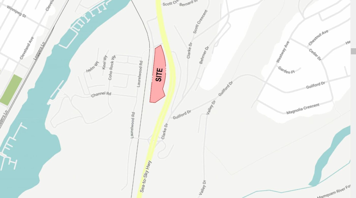 Mill Road industrial project site.