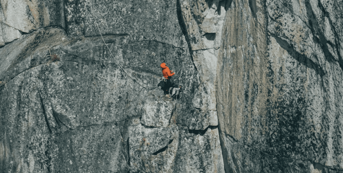 Climber at Stawamus Chief