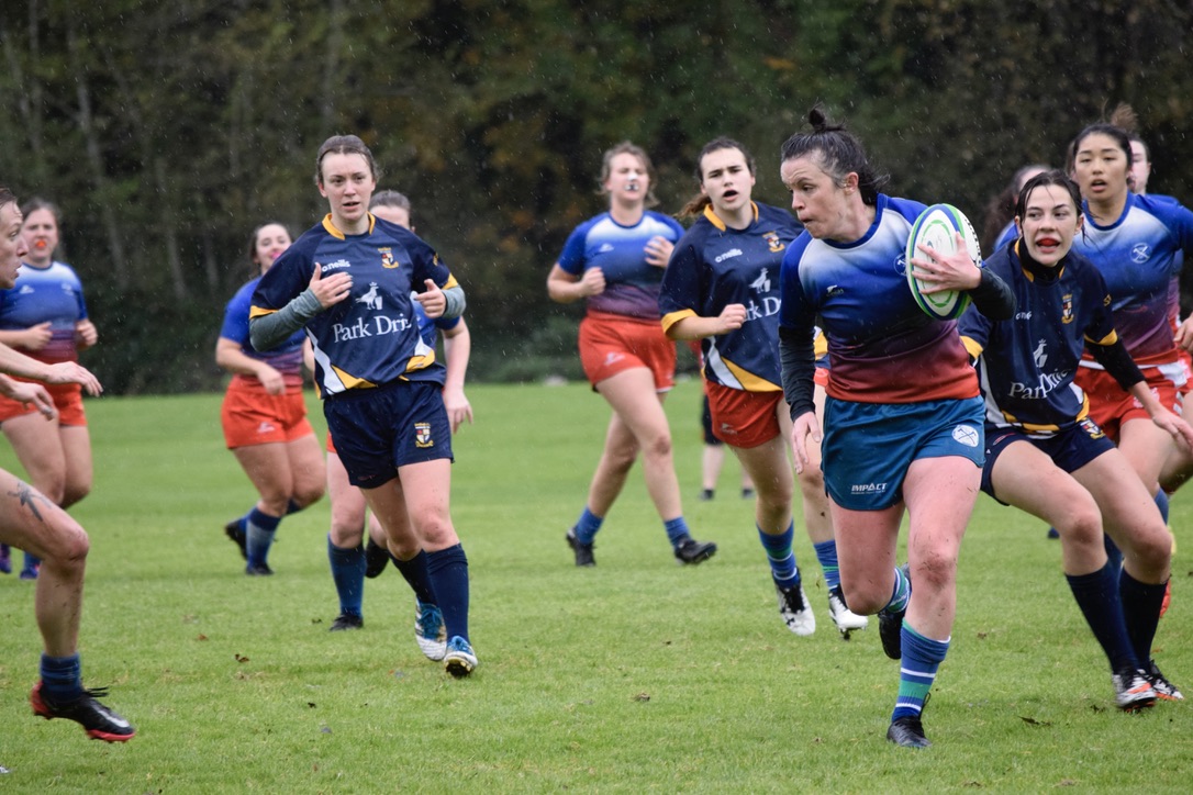Women Play Rugby in Squamish B.C.