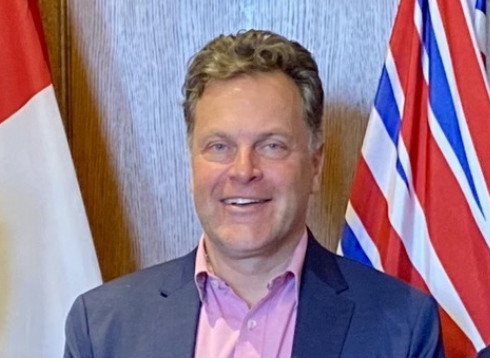 Jeremy Valeriote, MLA for West Vancouver-Sea to Sky.